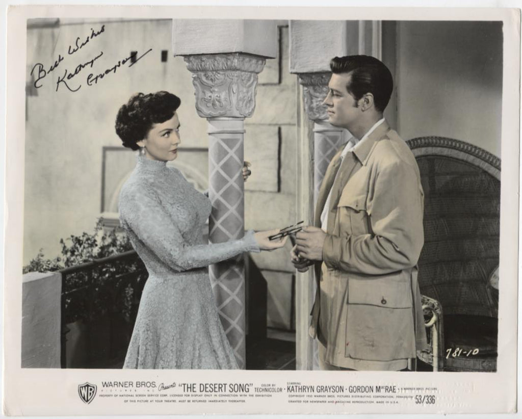 Kathryn Grayson Actress Autographed 8"x10" Photo w/COA WWE7-188