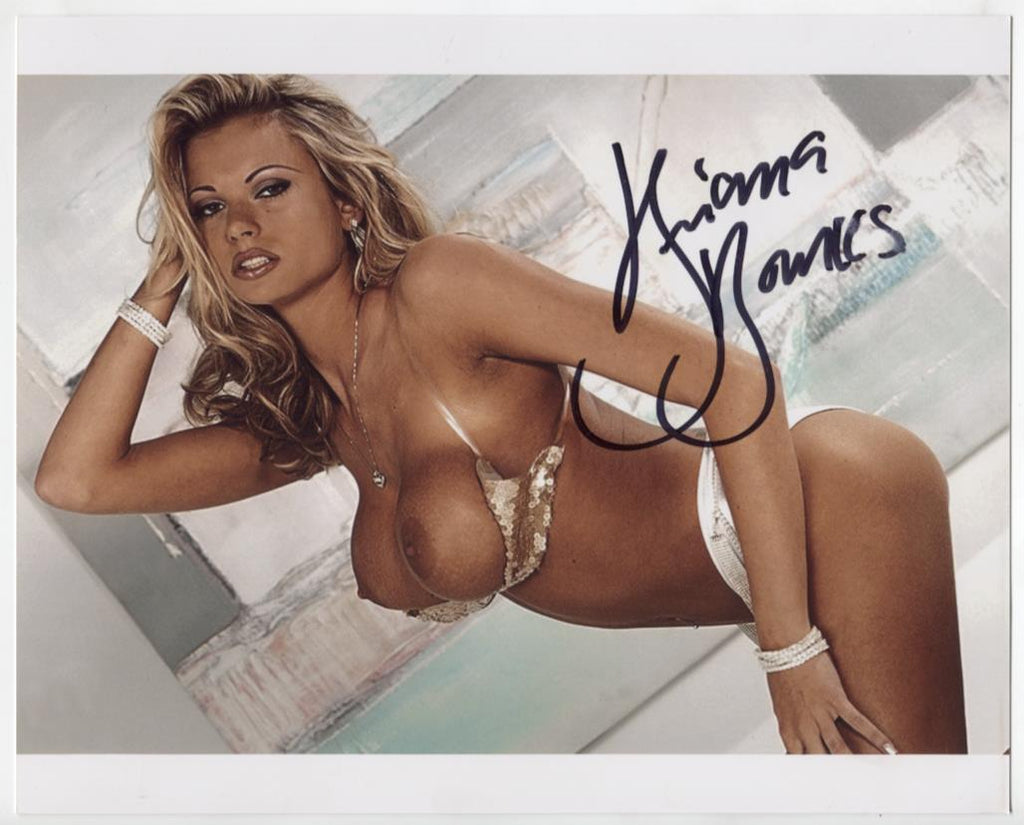 Briana Banks Adult Actress Autographed 8"x10" Photo w/COA WWE8-99