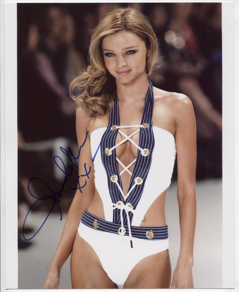 Miranda Kerr Model Autographed 8"x10" Photo w/COA WWE9-14