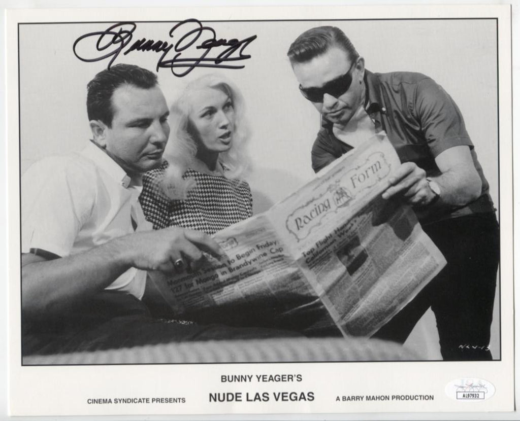 Bunny Yeager Photographer Autographed 8"x10" Photo w/JSA COA WWE10-9