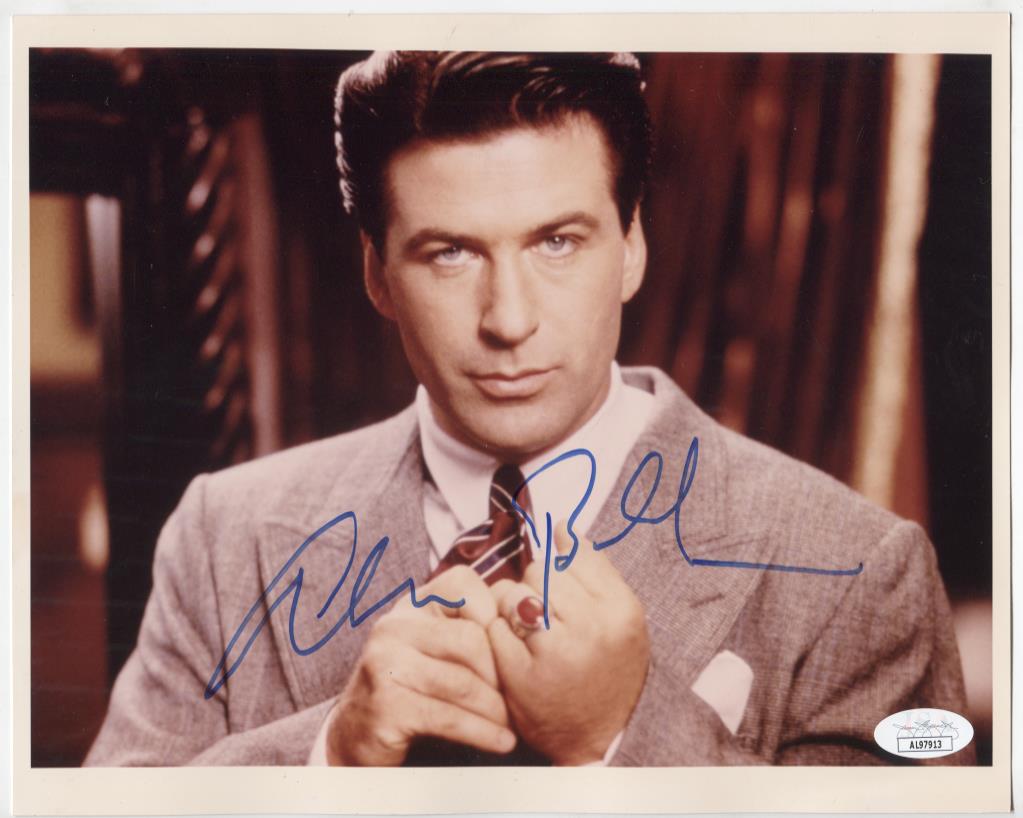 Alec Baldwin Actor Autographed 8"x10" Photo w/JSA COA WWE10-26