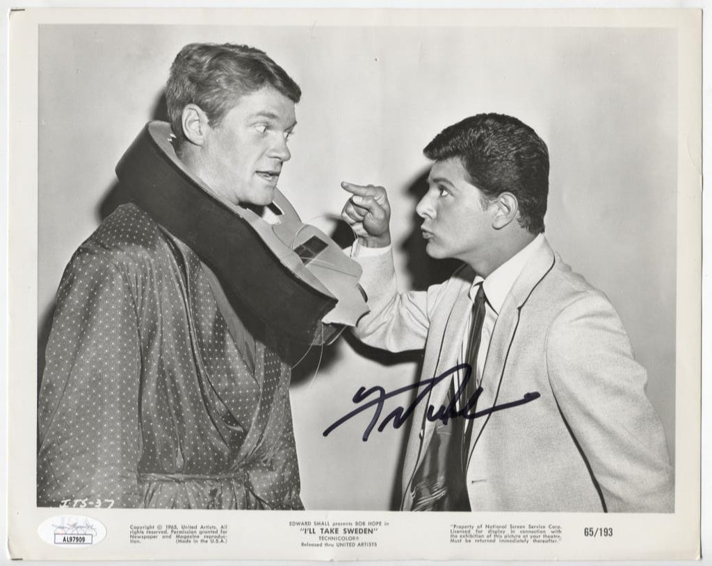 Frankie Avalon Singer Autographed 8"x10" Photo w/JSA COA WWE10-28