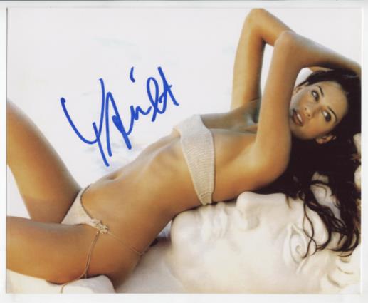 Yamila Diaz Model Autographed 8"x10" Photo w/COA WWE11-12