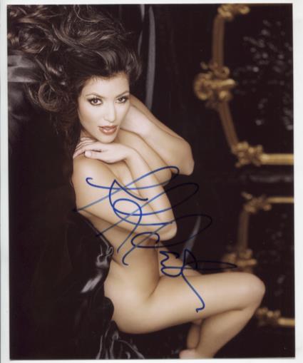 Kim Kardashian Model Autographed 8"x10" Photo w/COA WWE11-6