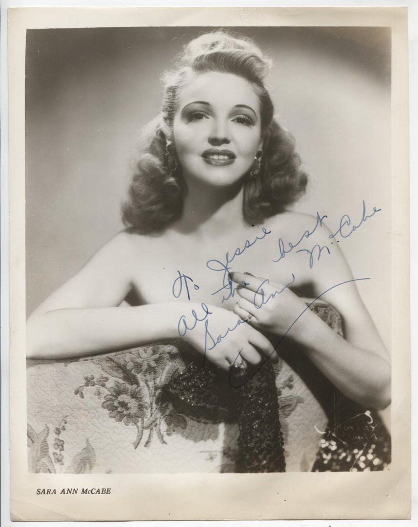 Sara Ann McCabe Broadway Performer Autographed 8"x10" Photo w/COA WWE10-78