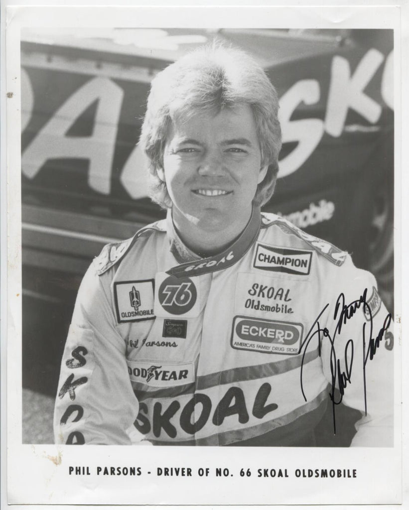 Phil Parsons Race Car Driver Autographed 8"x10" Photo w/COA WWE10-111