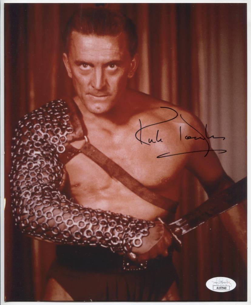 Kirk Douglas Actor Autographed 8"x10" Photo w/JSA COA WWE10-4