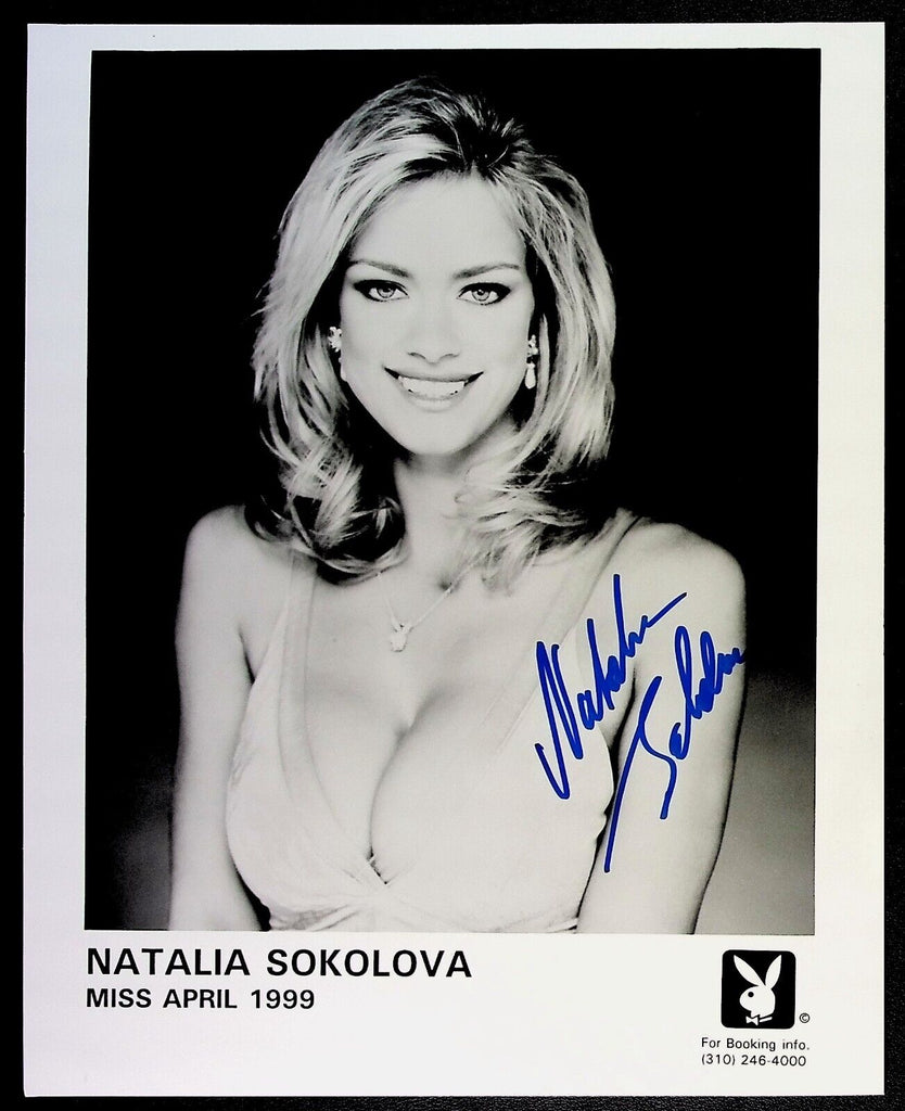 Natalia Sokolova Playboy Autographed 8"x10" Photo w/COA WWE12-42