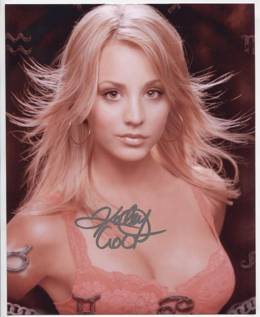 Kaley Cuoco Actress Autographed 8"x10" Photo w/COA WWE13-12