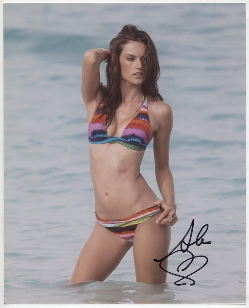 Alessandra Ambrosio Model Autographed 8"x10" Photo w/COA WWE13-41