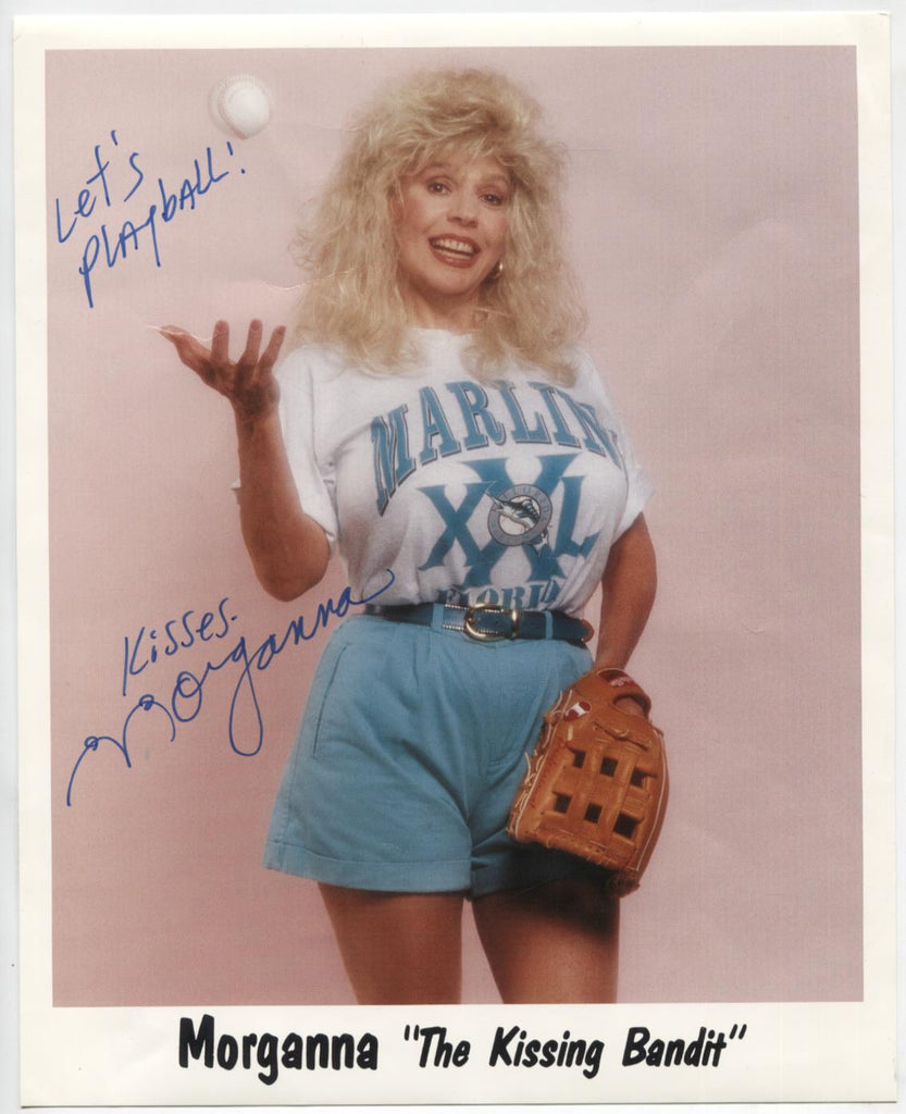 Morganna Adult Actress Autographed 8"x10" Photo w/COA WWE13-72