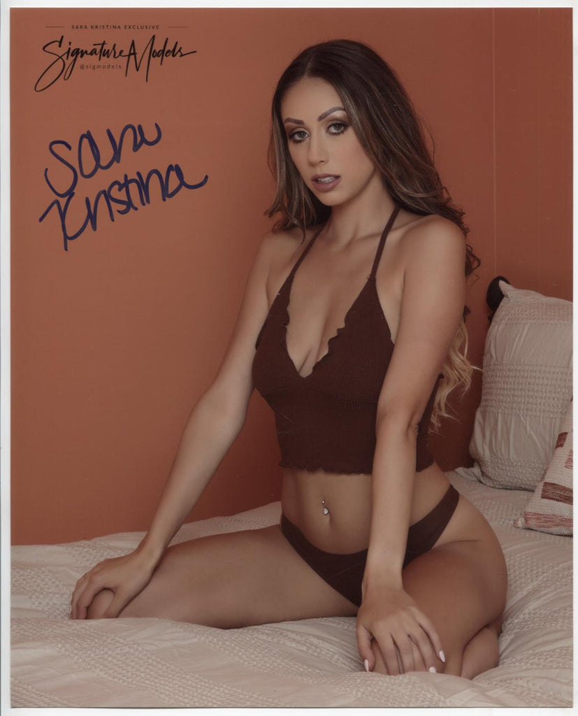 Sara Kristina Playboy Autographed 8"x10" Photo w/COA WWE14-11