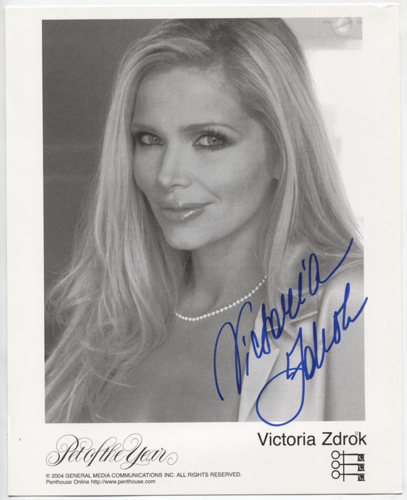 Victoria Zdrok Penthouse Autographed 8"x10" Photo w/COA WWE13-142
