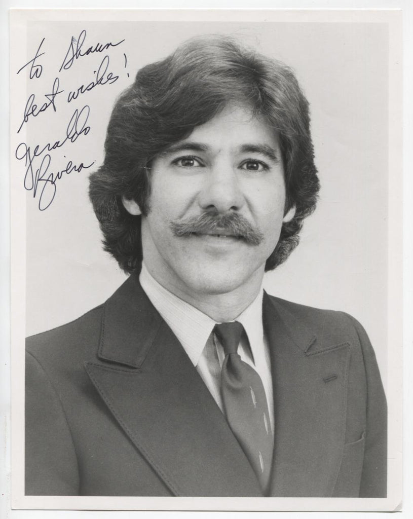 Geraldo Rivera Journalist Autographed 7"x9" Photo w/COA WWE13-102