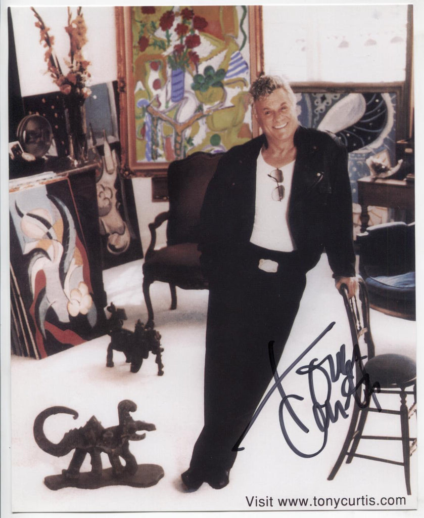 Tony Curtis Actor Autographed 8"x10" Photo w/COA WWE13-88