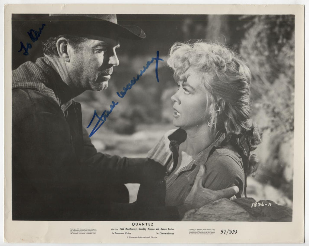 Fred MacMurray Quantez Actor Autographed 8"x10" Photo w/COA WWE13-83