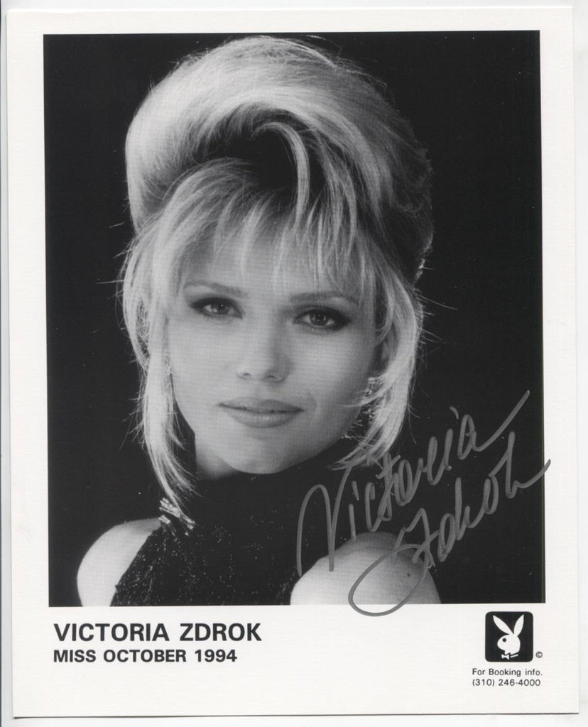 Victoria Zdrok Playboy Autographed 8"x10" Photo w/COA WWE14-98