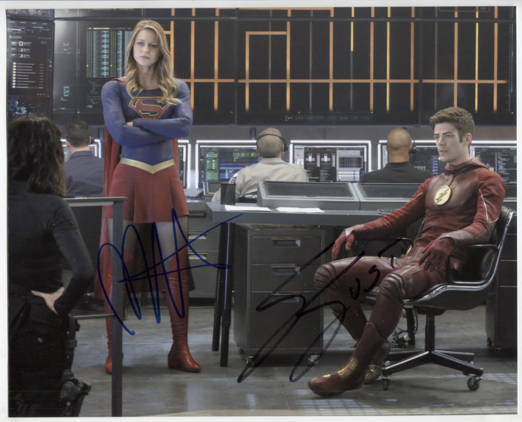 Melissa Benoist & Grant Austin Supergirl Autographed 8"x10" Photo w/COA WWE14-81