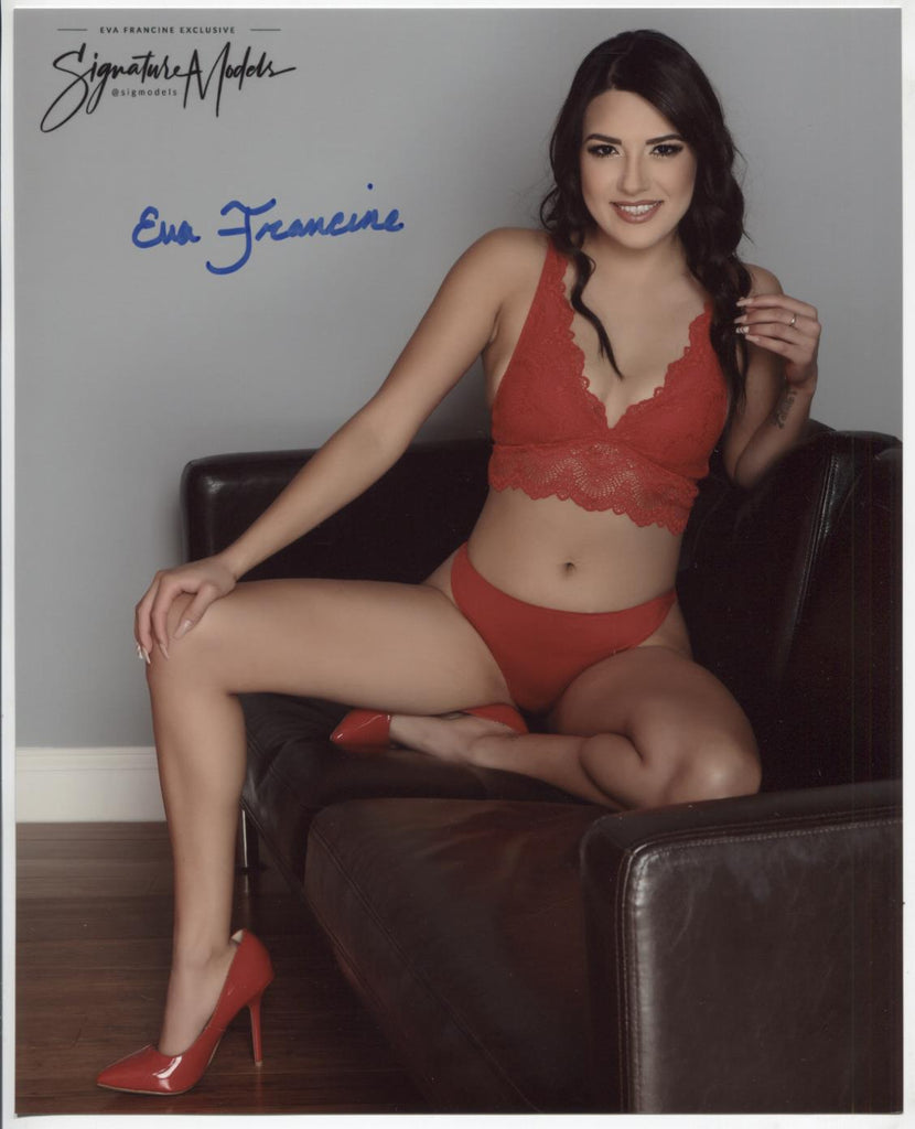Eva Francine Model Autographed 8"x10" Photo w/COA WWE14-71