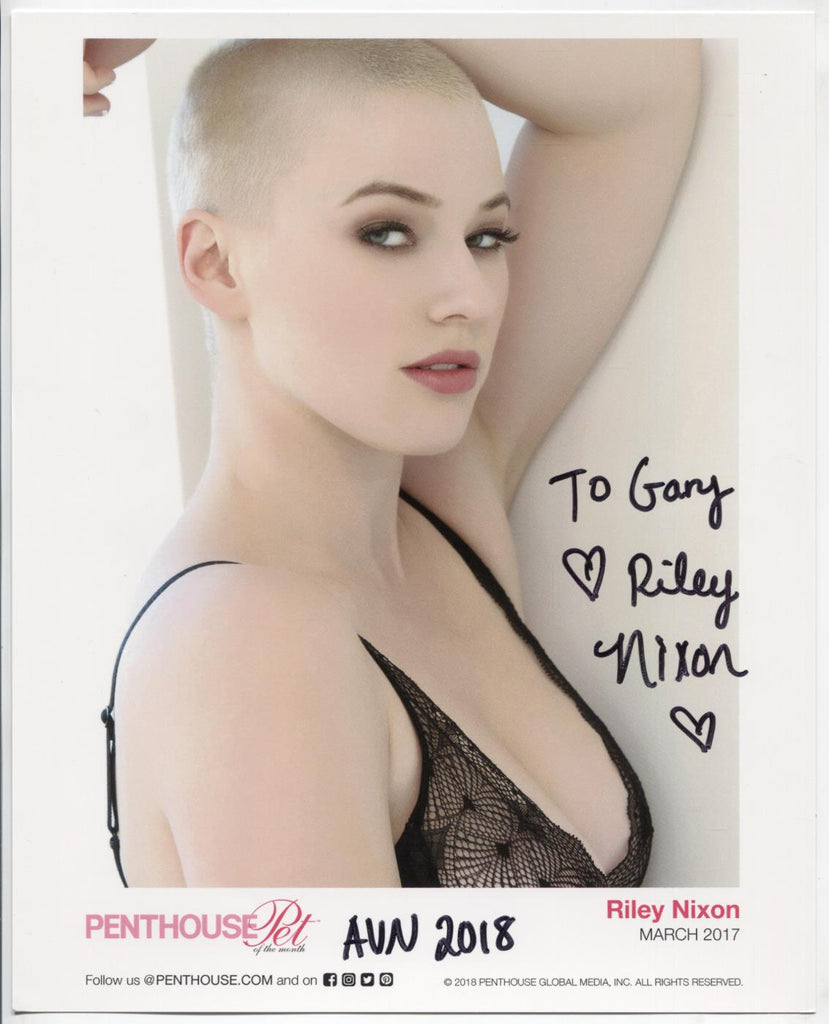 Riley Nixon Adult Actress Autographed 8"x10" Photo w/COA WWE14-52