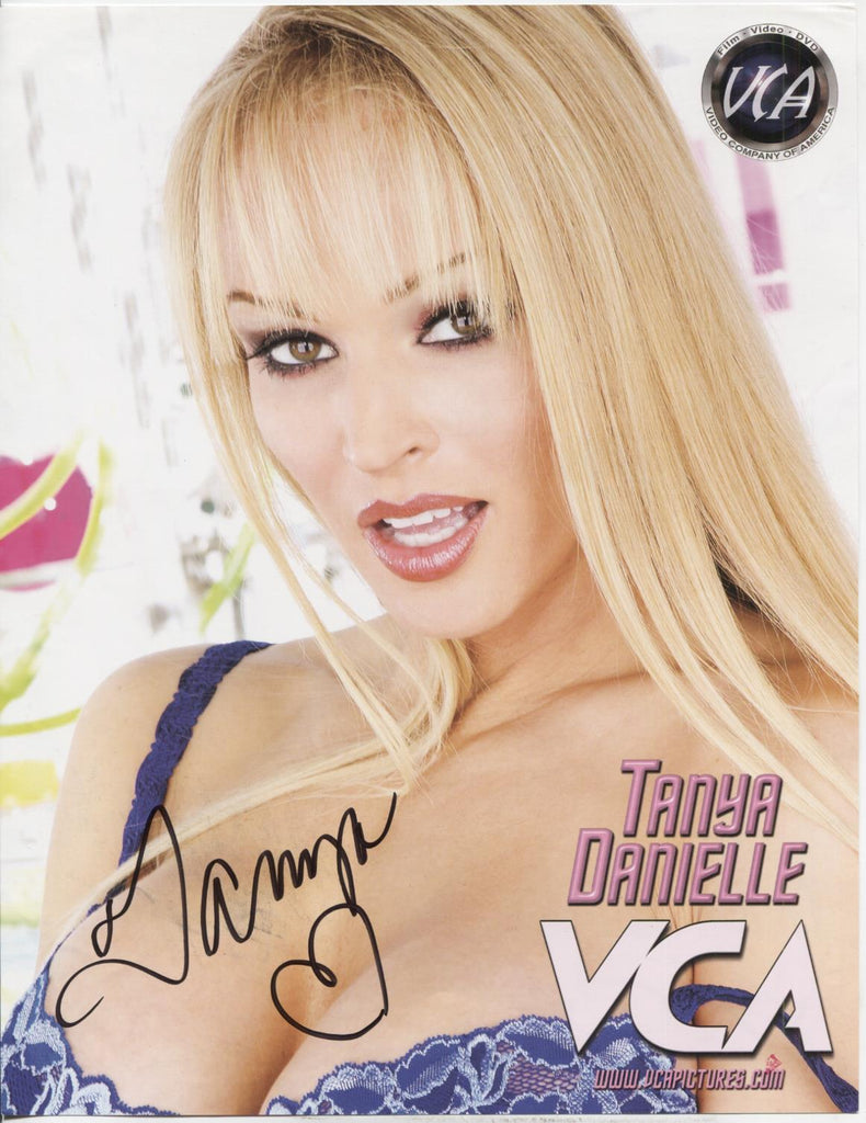 Tanya Danielle Adult Actress Autographed 8.5"x11" Promo Photo w/COA WWE14-38