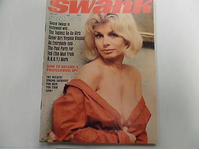 Swank Adult Magazine Virginia Vincent March 1967 vg 020816lm-ep2