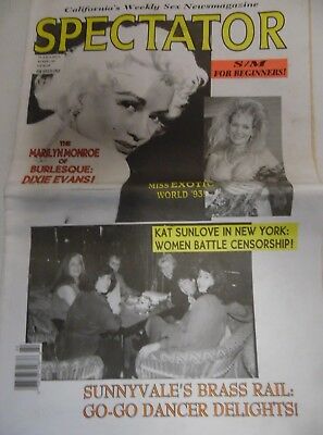 Spectator California Sex Newspaper Dixie Evans #765 1993 082118lm-ep2