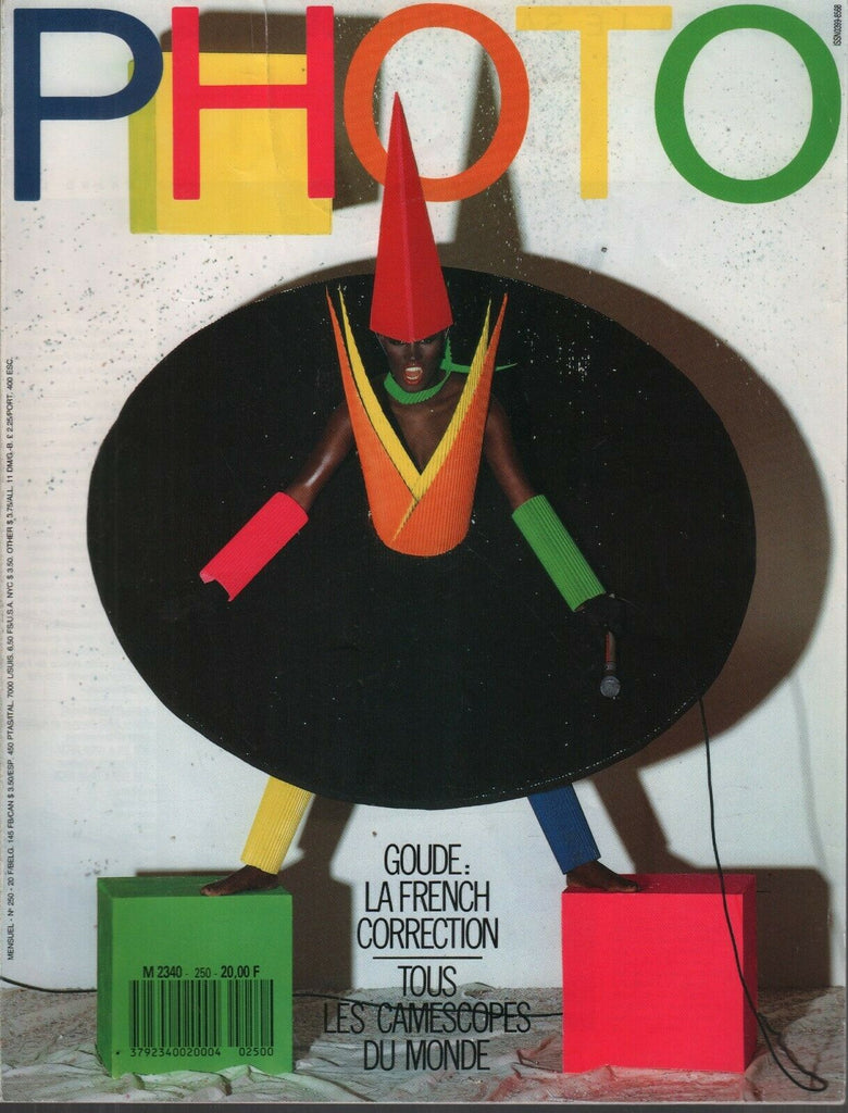 Photo Photo French Magazine July 1988 Grace Jones by Jean-Paul Goude 100419AME3