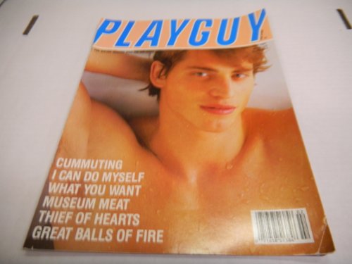 Playguy Gay Adult Magazine "Museum Meat, Thief of Hearts, Great Balls of Fire" February 1987