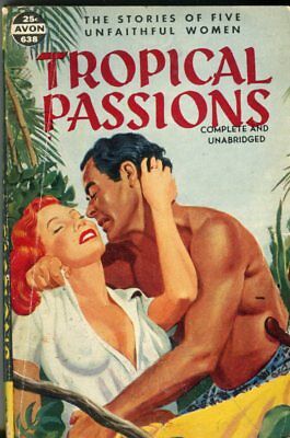 Tropical Passions Adult Novel 1955 Avon Book 041914lm-epa