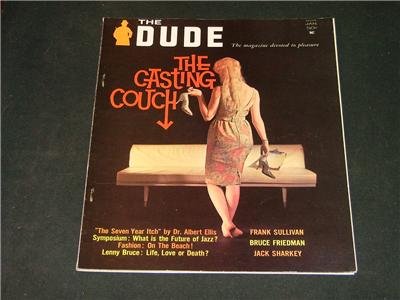 The Dude Busty Adult Vintage Magazine "The Casting Couch" January 1962 Cheesecake