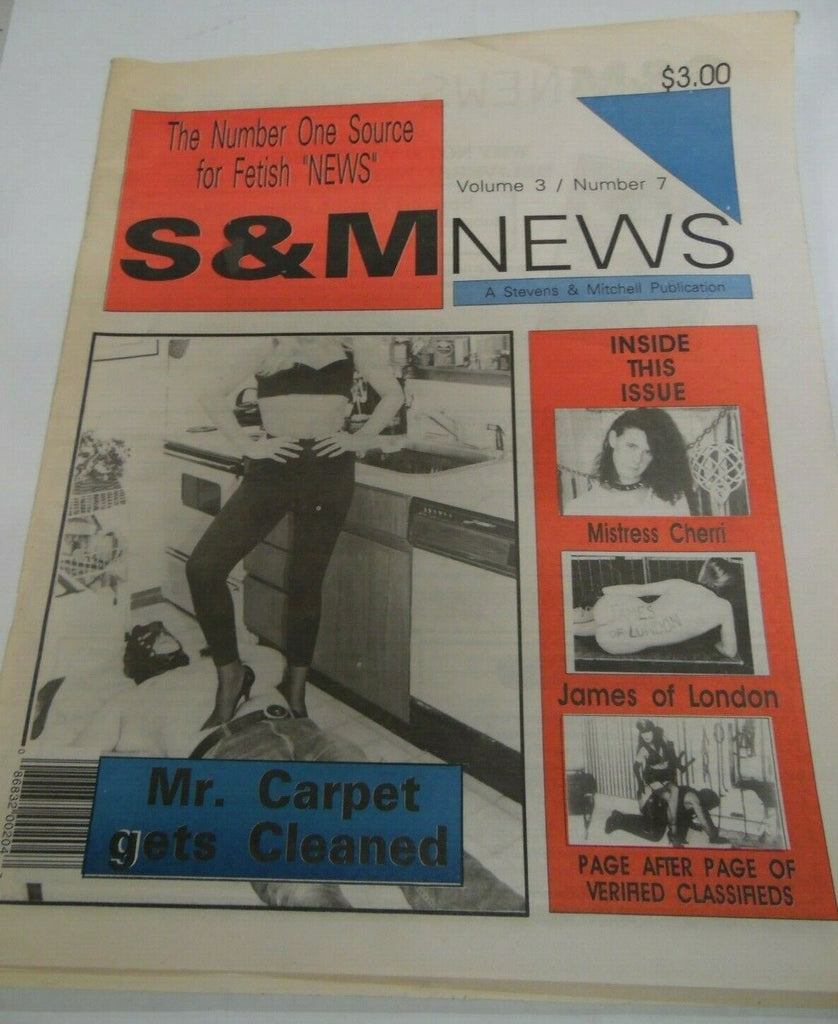 S & M News Newspaper James Of London vol.3 #7 1996 120819lm-ep
