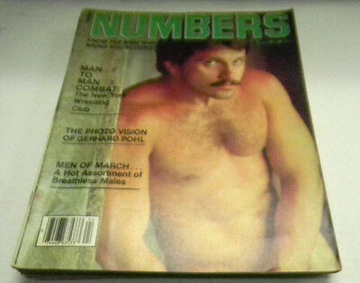 Nmbers Gay Adult Magazine Gerhard Pohl April 1982 vg 040714lm-ep