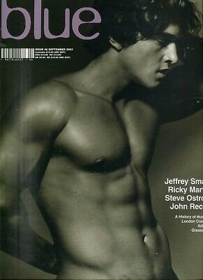 Blue Gay Magazine Jeffrey Smart/ Ricky Martin #46 September 2003 082818lm-ep - New