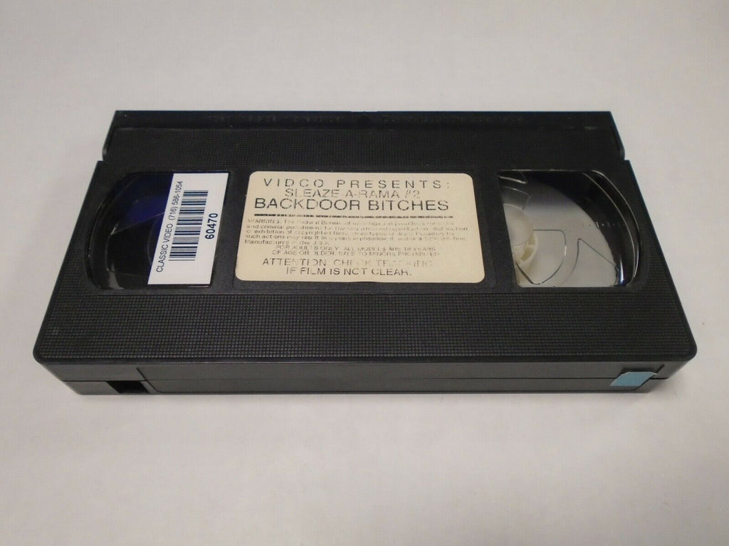 Sleaze A Rama #2 Backdoor Bitches Vidco Adult VHS 042219AMP3