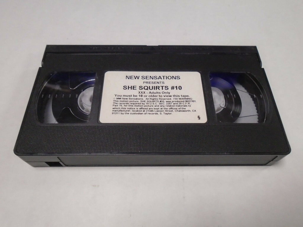 She Squirts #10 New Sensations Adult VHS 031319AMP