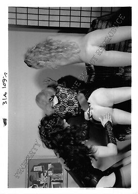 Adult Photo 1990s B&W 5x7 HOM Bondage Lesbians Bound & Dominated Together 78YF