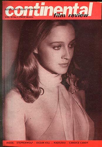 Continental Film Review Vintage Magazine Candice Candy vol.23 #4 1970's