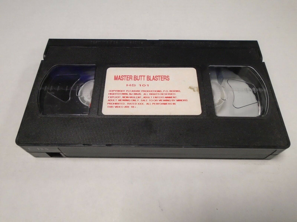 Master Butt Blasters Pleasure Productions Adult VHS 042319AMP2