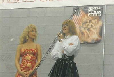 Nina Hartley Candid Original 4x6 Photo Nina's 1994 Wall of Fame Vegas 230ig