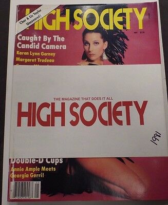 High Society Adult Magazine Cher May 1981 new 122915lm-ep
