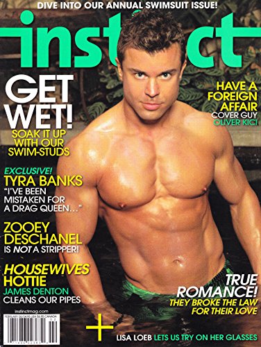 * ANNUAL SWIMSUIT ISSUE * Oliver Kici, Lisa Loeb, James Denton, Zooey Deschanel, Tyra Banks - February, 2006 Instinct Magazine [GAY & LESBIAN INTEREST]