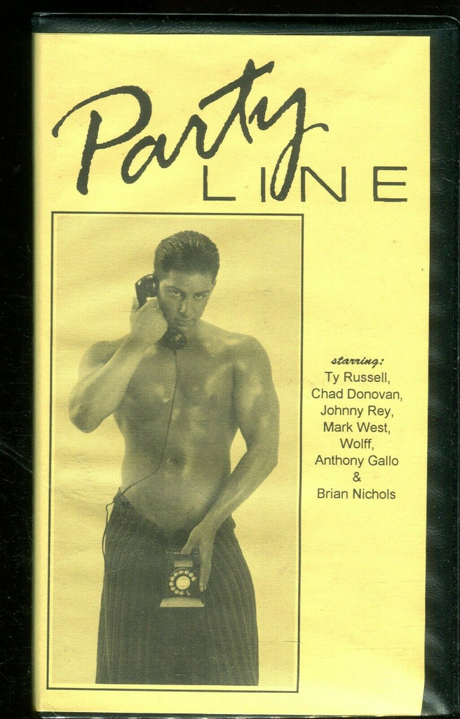 Party Line Gay VHS Ty Russell / Chad Donovan XXX 011320lm-ep7