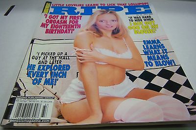 Ripe Busty adult magazine "Emma Learns" #33 july 2000 030413Lm-E