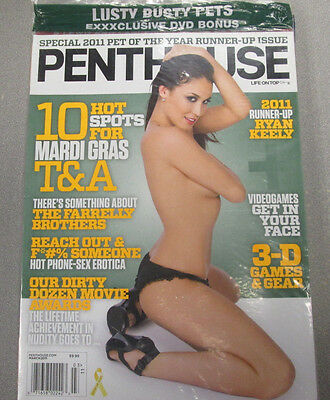 Penthouse Adult Magazine Ryan Keely March 2011 new/sealed 032115lm-ep