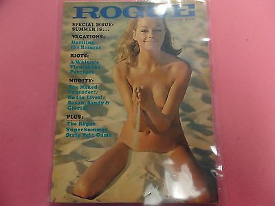 Rogue Busty Adult Magazine Sun-N-Sandy August 1969 040516lm-ep