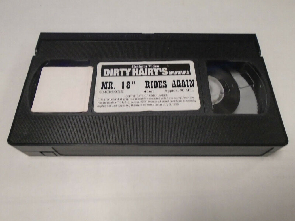 Dirty Hairy's Amateurs Mr 18" Rides Again 90mins 1999 Adult VHS 070519AMP