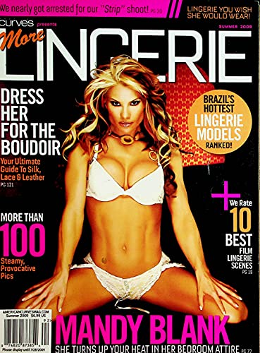 Curves Presents More Lingerie Magazine Covergirl Mandy Blank Summer 2009