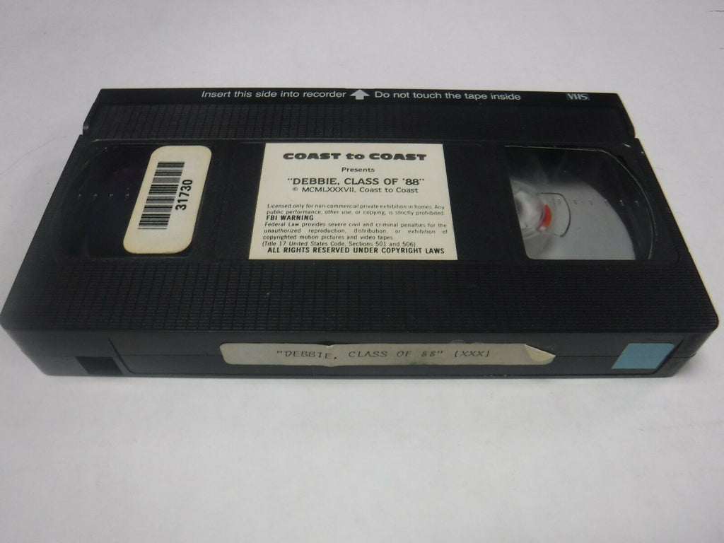 Debbie Class of '88 Alicia Monet Barbara Dare 79mins Adult VHS 010519AMP