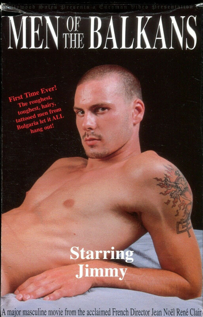 Men Of The Balkans Gay VHS Starring Jimmy XXX 011320lm-ep